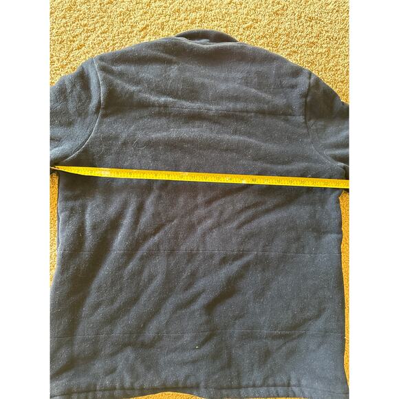 Lacoste Sport Navy Fleece Jersey Lined L Size 6 Full Zip Jacket Made in France - Picture 7 of 9